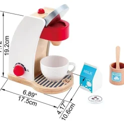 Hape - My Coffee Machine Conjunto de cozinha de madeira Sale