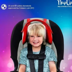 NapUp Headovations (Nap Up) - Apoio de cabeça infantil para cadeirinhas de carro, vermelho Sale