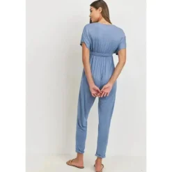 Hello Miz – Macacão de corrida para maternidade com manga quimono, jeans Outlet
