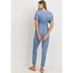 Hello Miz - macacão de maternidade manga quimono, jeans New