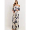Hello Miz - Vestido de maternidade com babados e ombros largos, taupe Best