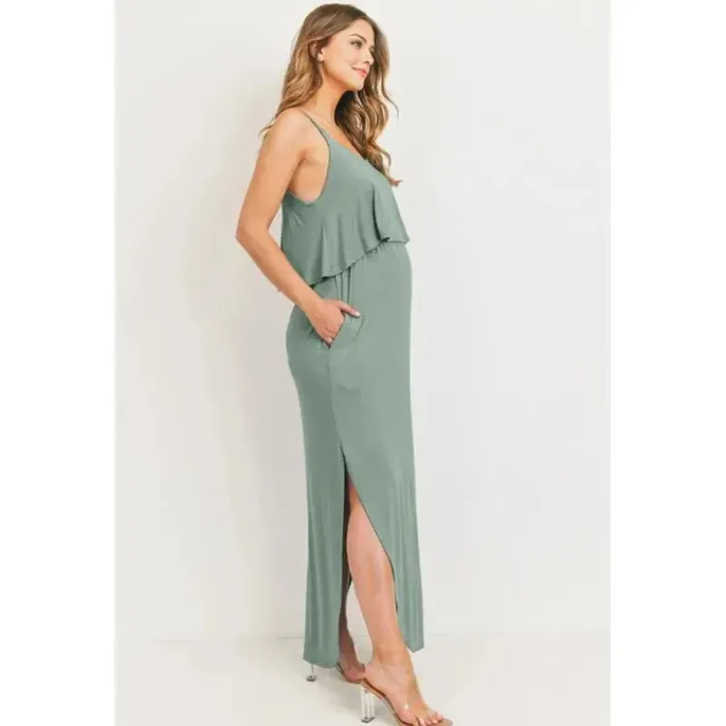 hello_miz__vestido_maxi_d_SKUhD8QaqqC_2.webp Hello Miz - Vestido Maxi de Enfermagem para Maternidade Solid, Sage Hot
