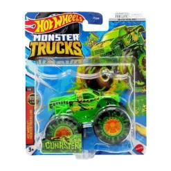 Fisher-Price Hot Wheels - Carro fundido em molde de Monster Trucks, Gunkster Hot