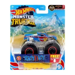 Fisher-Price Hot Wheels - Carro fundido em molde de Monster Trucks, Race Ace Best