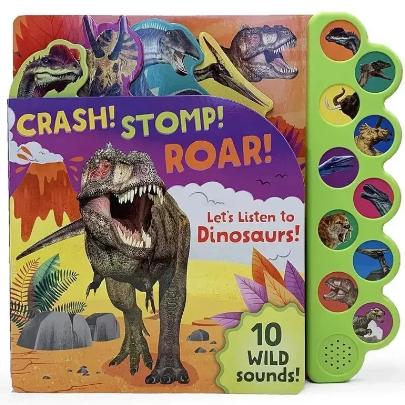 house_of_marbles__livro_d_SKUSu0Gy7ea_0.webp House of Marbles - Livro de Som Crash!, Stomp!, Roar! dinossauro New