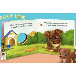 House of Marbles - Puppy Love Finger Puppet Book Fashion