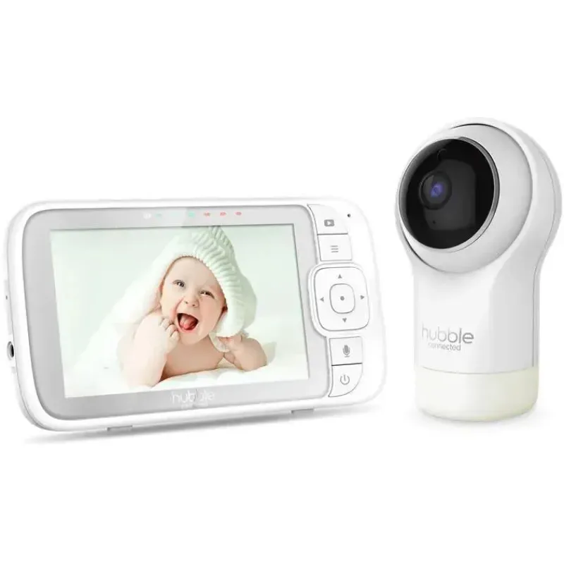 hubble__monitor_de_beb_co_SKUrpII6Pg5_0.webp Hubble - Monitor de bebê com vídeo Nursery View Pro 5 com panorâmica, inclinação e zoom Discount