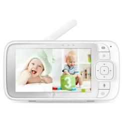 Hubble - Nursery View Pro Twin 5 Vídeo Baby Monitor Conjunto Twin com Pan, Tilt e Zoom Clearance