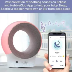 Hubble - Wi-Fi Baby White Noise, chupeta Eclipse New