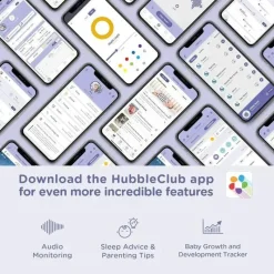 Hubble - Wi-Fi Baby White Noise, chupeta Eclipse New