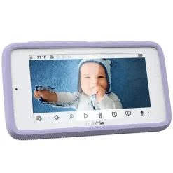 Hubble - Wi-Fi Nursery Pal Deluxe 5 Smart Hd Baby Monitor com visualizador de tela sensível ao toque e câmera portátil New