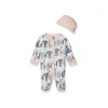 Baby Vision Hudson Baby - 2Pk Rosa Safari Bebê Prematuro Dormir e Brincar e Boné Clearance