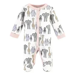 Baby Vision Hudson Baby - 2Pk Rosa Safari Bebê Prematuro Dormir e Brincar e Boné Clearance
