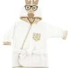 Baby Vision Hudson Baby - Roupão de banho de algodão girafa nerd para bebê rosto de animal New