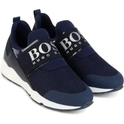 Hugo Boss - Tênis para Bebê Menino, Preto Outlet