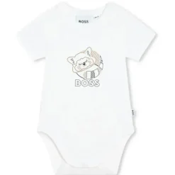 Hugo Boss Baby - 2 unidades de macacão para bebê, branco Outlet