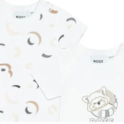 Hugo Boss Baby - 2 unidades de macacão para bebê, branco Outlet