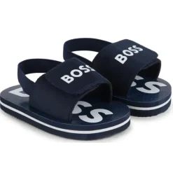 Hugo Boss Baby - Aqua Slides Menino, Azul Marinho Discount
