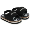 Hugo Boss Baby - Aqua Slides Menino, Preto E Bege Outlet