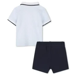 Hugo Boss Baby - Boy Set Polo & Shorts Light Blue & Navy Online