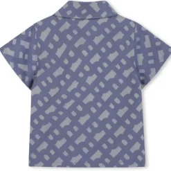 Hugo Boss Baby - Boy Shirt & Shorts Set, Blue Hot