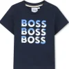 Hugo Boss Baby - Boy Short Sleeves Tee-Shirt, Navy Blue Discount