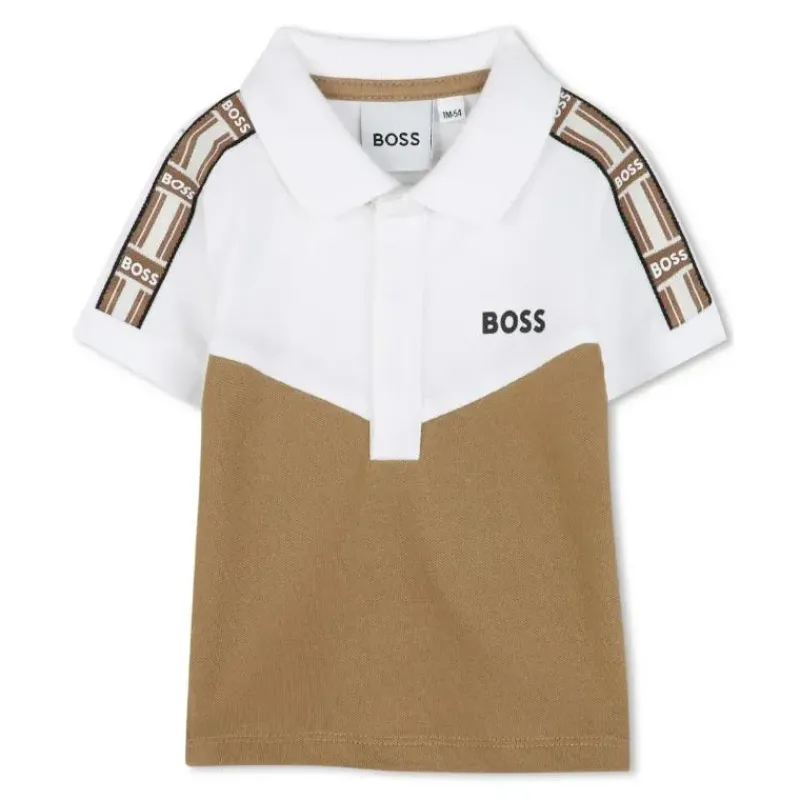 hugo_boss_baby__boy_short_SKU6JO88Cx2_0.webp Hugo Boss Baby - Boy Short Sleeve Polo Beige Discount