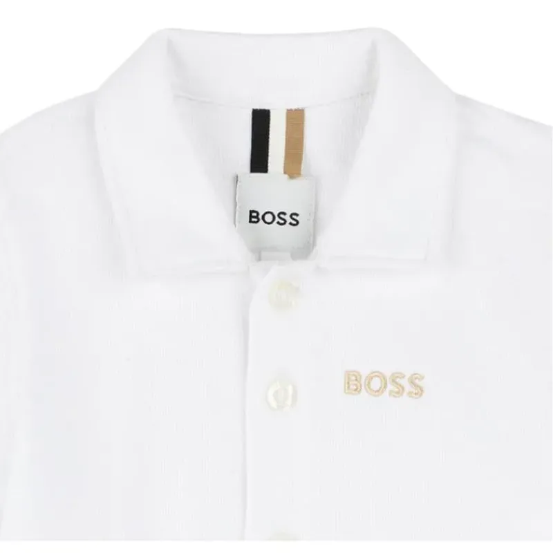 hugo_boss_baby__boy_short_SKUxHjr5c8y_2.webp Hugo Boss Baby - Boy Short Sleeve Shirt, White Best