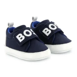 Hugo Boss Baby - Boy Slippers Navy With Boss Logo Best