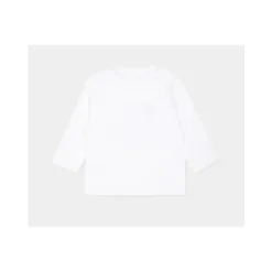 Hugo Boss Baby - Camiseta de manga comprida estampada com vários logotipos, branca Best