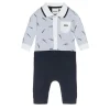 Hugo Boss Baby - Cerimônia Curta Tudo em Um, Azul Pálido New