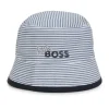 Hugo Boss Baby - Chapéu Bucket Reversível, Branco Clearance