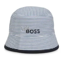 Hugo Boss Baby - Chapéu Bucket Reversível, Branco Clearance