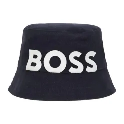 Hugo Boss Baby - Chapéu Bucket de algodão reversível, azul marinho Best