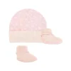 Hugo Boss Baby - Conjunto de chapéu e chinelos Geometric Intarsia, rosa Outlet
