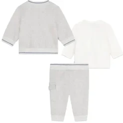 Hugo Boss Baby - Conjunto de lã estampada, cinza Best