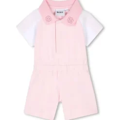Hugo Boss Baby - Girl All In One Romper Pink Pale Online