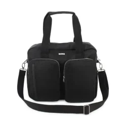 Hugo Boss Baby - Logo Applique Changing Diaper Bag Black Hot