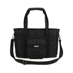 Hugo Boss Baby - Logo Applique Changing Bag Black Clearance