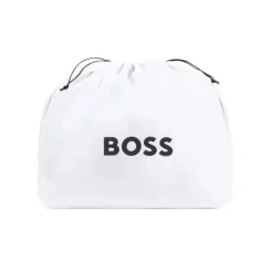 Hugo Boss Baby - Logo Applique Changing Bag Black Clearance