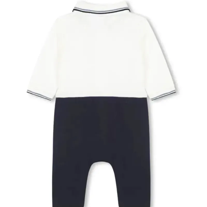 hugo_boss_baby__macaco_de_SKUMHjxCGbs_1.webp Hugo Boss Baby - Macacão de gola polo Ceremony, azul marinho Fashion