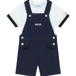 Hugo Boss Baby - macacão e camiseta menino, azul marinho e branco Hot
