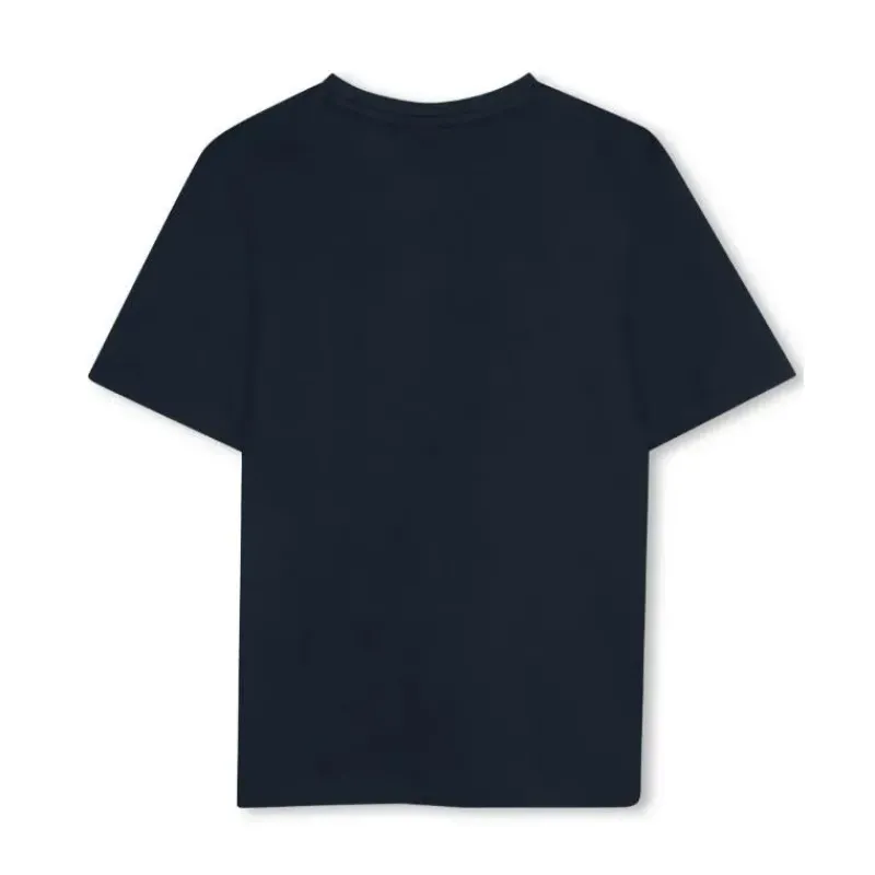 hugo_boss_baby__multi_log_SKUcwusGNqH_1.webp Hugo Boss Baby - Multi Logo Short Sleeve Tshirt Navy Clearance