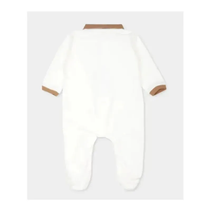 hugo_boss_baby__polo_foot_SKUWmdOtDON_1.webp Hugo Boss Baby - Polo Footie, Branco/Bege Outlet
