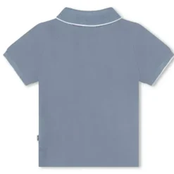 Hugo Boss Baby - Polo Piquet Manga Curta, Azul Clearance