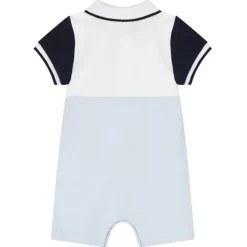 Hugo Boss Baby - Polo Pique Overall Pale Blue Sale