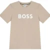 Hugo Boss Baby - Short Sleeves Tee-Shirt Boy Stone Clearance