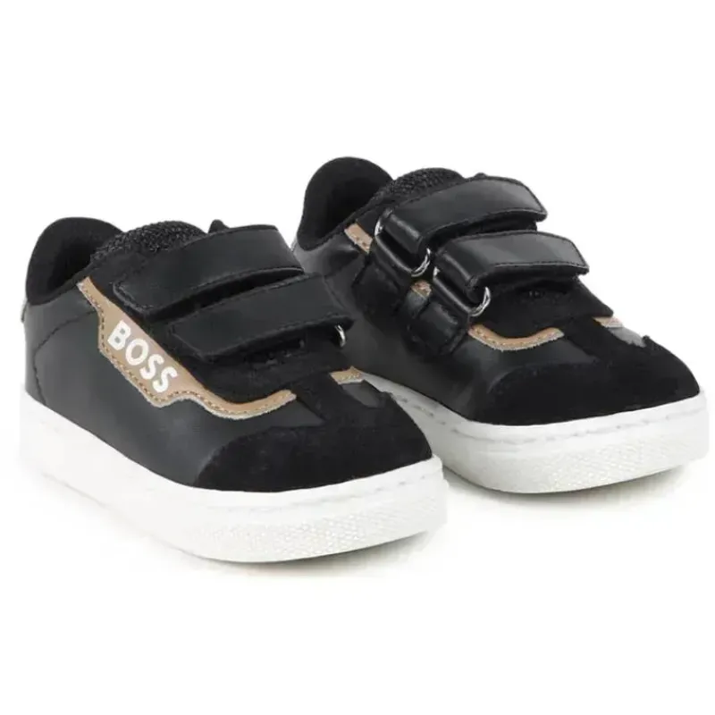hugo_boss_baby__tnis_em_c_SKUiWAQdlfB_0.webp Hugo Boss Baby - Tênis em couro e malha, preto Online