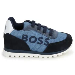 Hugo Boss Baby - Tênis jeans menino, azul marinho Outlet