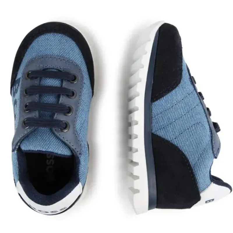 hugo_boss_baby__tnis_jean_SKUiMOJKMUA_2.webp Hugo Boss Baby - Tênis jeans menino, azul marinho Outlet